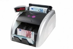 Bank Note Counter for Euros  USD With UV Counterfeit Detection | Note Counters