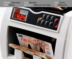 Contadora detectora de billetes NEW BOSTON C | Contadoras de Billetes