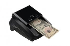Detector de billetes falsos portatil NEW CHICAGO USDolar, EURO, GBP y CHF con batería | Detectores billetes falsos para Dolares Americanos