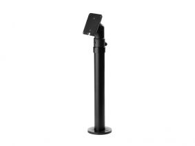 Pole and a VESA 75 stand for small monitors. | Point of sale mounting solutions at the point of sale in black colour