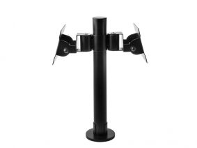 Reinforced double VESA 75/100 stand. | Point of sale mounting solutions at the point of sale in black colour