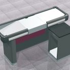 Mueble caja  ergonómico 1700 cuba simple