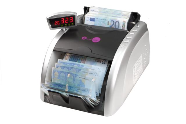 Multicurrency note counter with 4 different counterfeit features