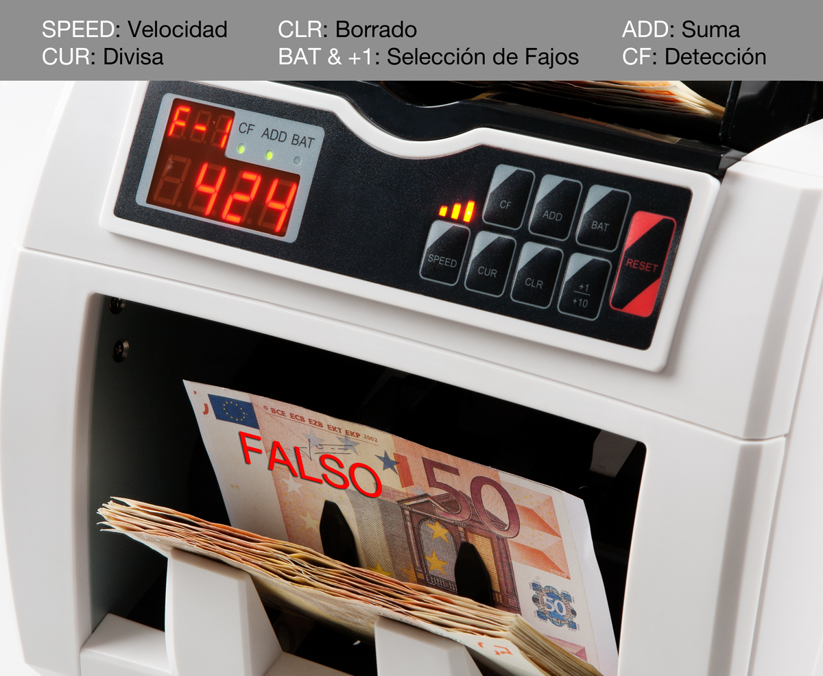 Contadora de billetes para Franco CFA, XAF