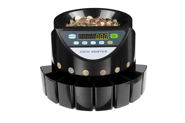 Where to buy coin sorters machines in Madrid and Barcelona.