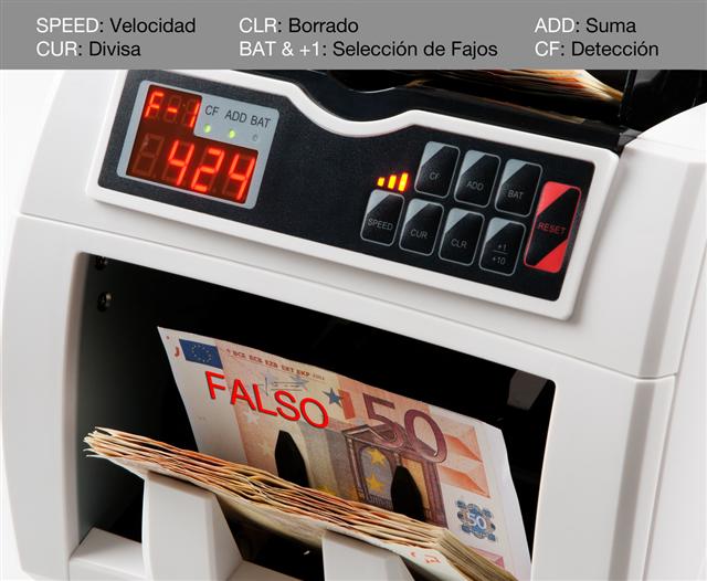 Ofertas Contadoras de billetes preparadas para contar y autenticar los nuevos billetes de €100 y €200