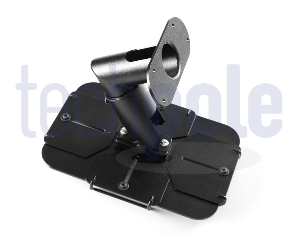 Tablet stand with anti theft security system