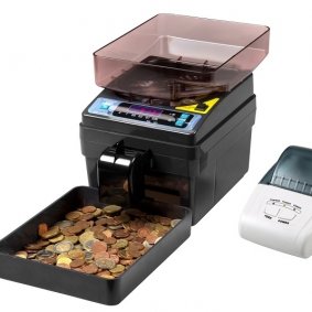 Cash Counters, Coin Counters, Coin sorters, Banknote Counters