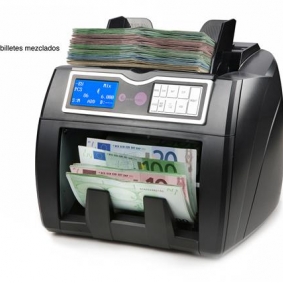 Contadora de billetes mas vendida New Boston V3D detección de billete falso con 3D