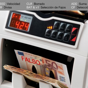 Ofertas Contadoras de billetes preparadas para contar y autenticar los nuevos billetes de €100 y €200